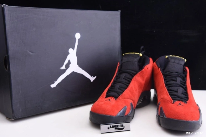 Bmlin Shoes Retro Jordan 14 654459-670 Air Challenge Red 0802